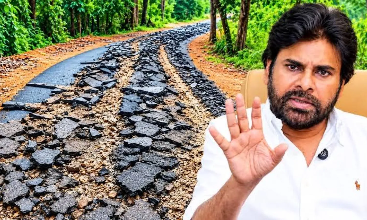 పల్లె పండుగ రోడ్డు ధ్వంసం.. పవన్ కల్యాణ్ సీరియస్! నాన్ బెయిలబుల్ కేసులు, నష్టం రికవరీకి ఆదేశాలు